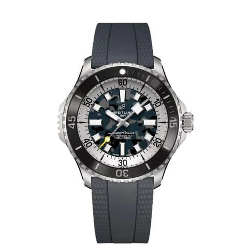 SuperOcean Automatic 46 Super Diver Titanium / Camouflage / Rubber