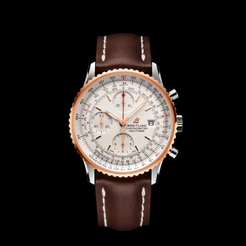 Navitimer 1 Chronograph 41 Stainless Steel / Red Gold / Silver / Croco / Pin