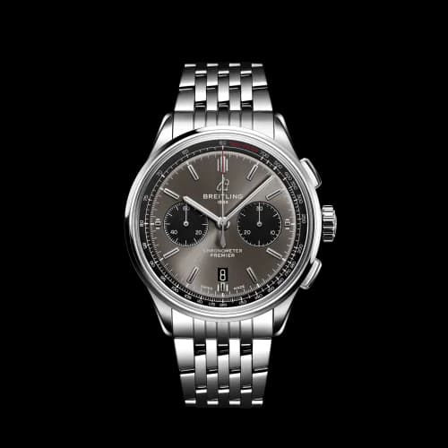 Premier B01 Chronograph 42 Stainless Steel / Anthracite / Bracelet