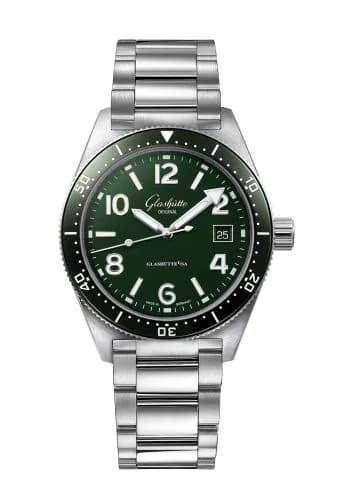 SeaQ Date Stainless Steel / Green / Bracelet