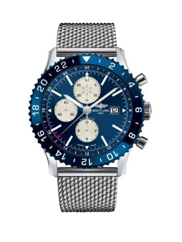 Chronoliner Stainless Steel / Blue / Bracelet