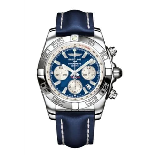 Chronomat 44 Stainless Steel / Blue / Calf / Pin