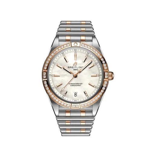 Chronomat Automatic 36 Stainless Steel / Red Gold - Diamond / MOP / Rouleaux / Boutique Edition