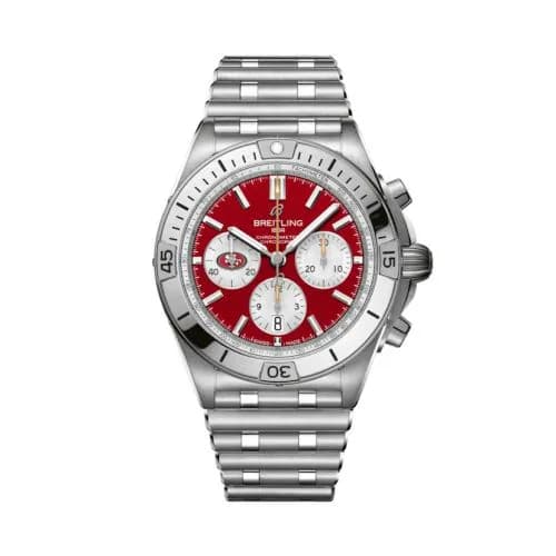 Chronomat B01 42 NFL San Francisco 49ers / Rouleaux