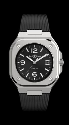 BR 05 Stainless Steel / Black / Rubber