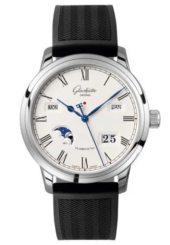 Senator Perpetual Calendar Stainless Steel / Silver / Rubber / Pin