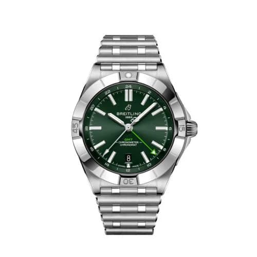 Chronomat 40 GMT Stainless Steel / Green - Germany
