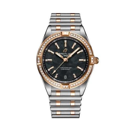 Chronomat 32 Stainless Steel - Red Gold - Diamond / Black MOP