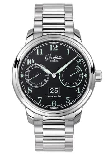 Senator Observer Stainless Steel / Black / Bracelet