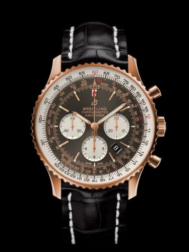 Navitimer 1 B01 Chronograph 46 Red Gold / Anthracite / Croco / Pin
