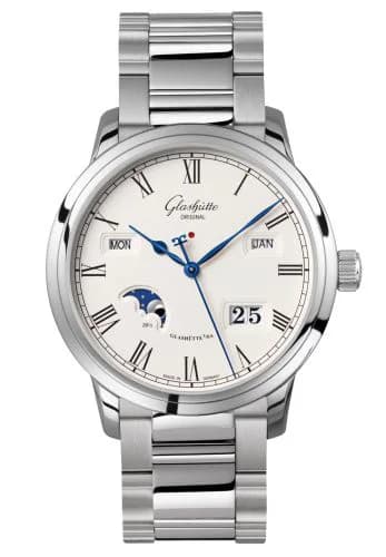 Senator Perpetual Calendar Stainless Steel / Silver/ Bracelet