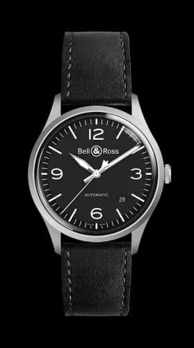 BR V1-92 Stainless Steel / Black / Calf