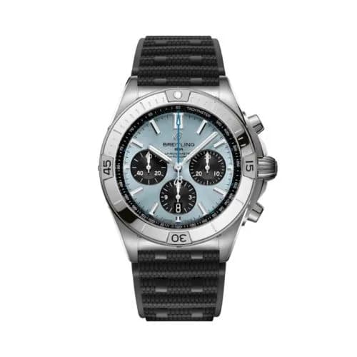 Chronomat B01 42 Stainless Steel / Platinum / Ice Blue