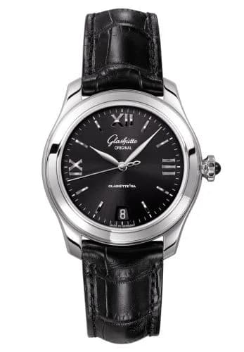 Lady Serenade Stainless Steel / Black / Alligator - Folding