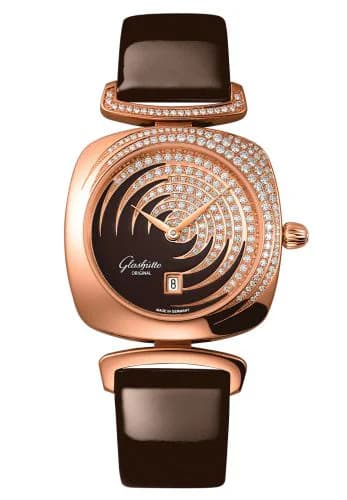 Pavonina Date Red Gold / Diamond / Cold Enamel Brown / Calf