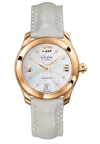 Lady Serenade Rose Gold / MOP - Index Line / Alligator - Pin