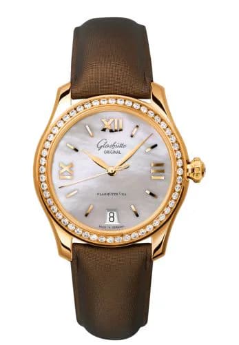 Lady Serenade Rose Gold / Diamond / MOP / Calf - Pin