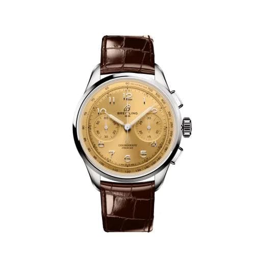 Premier Heritage B09 Chronograph 40 Stainless Steel / Champagne