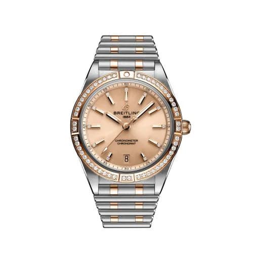 Chronomat Automatic 36 Stainless Steel / Red Gold - Diamond / Copper / Rouleaux