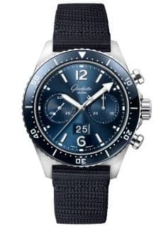 SeaQ Chronograph Stainless Steel / Blue / Synthetic - Folding