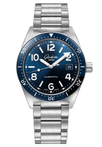 SeaQ Date Stainless Steel / Blue / Bracelet
