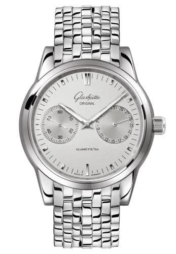 Senator Hand Date Stainless Steel / Silver / Bracelet