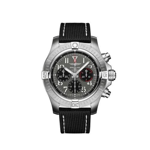 Avenger B01 Chronograph 45 Stainless Steel / Anthracite / Strap - Pin