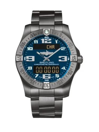 Aerospace Evo Titanium / Blue / Bracelet