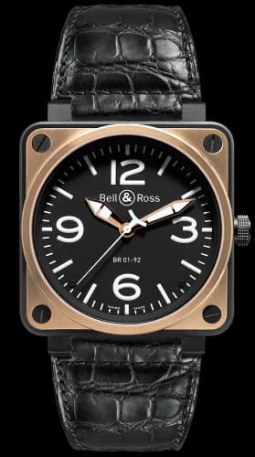 BR 01 92 Pink Gold & Carbon