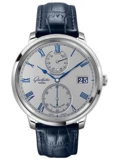 Senator Chronometer White Gold / Silver / Alligator / Folding