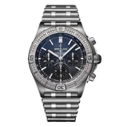 Chronomat B01 42 Stainless Steel / Diamondworks / Black MOP / Japan