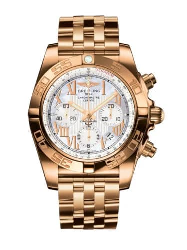 Chronomat 44 Rose Gold / Pearl Roman / Bracelet