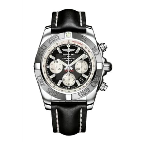 Chronomat 44 Stainless Steel / Black / Calf