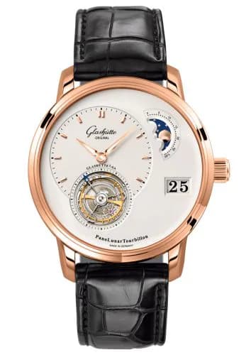 PanoLunar Tourbillon Red Gold / Silver / Alligator / Folding