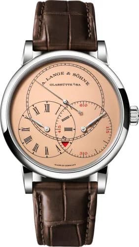 Richard Lange Jumping Seconds White Gold / Pink