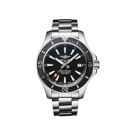 Superocean 42 Stainless Steel / Black / Bracelet / Japan