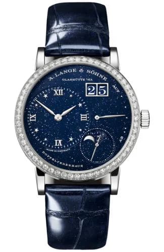 Kleine Lange 1 Moonphase White Gold / Diamond / Gold-Flux