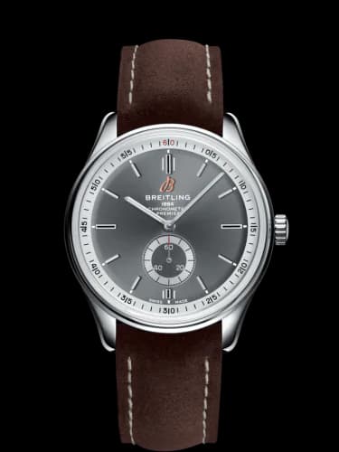 Premier Automatic 40 Stainless Steel / Anthracite / Nubuck Brown / Folding