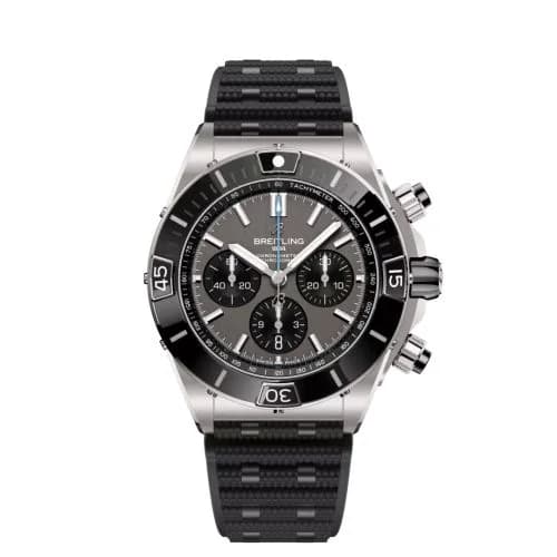 Super Chronomat B01 44 Titanium / Grey / Rubber Rouleaux