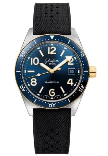 SeaQ Date Stainless Steel / Blue / Rubber - Pin
