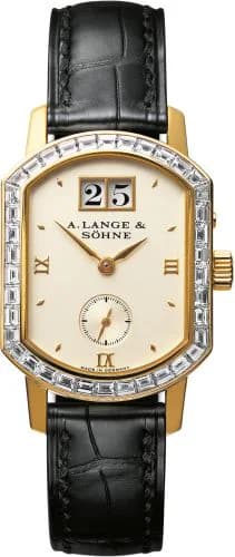 Arkade Big Date Yellow Gold - Baguette / Champagne