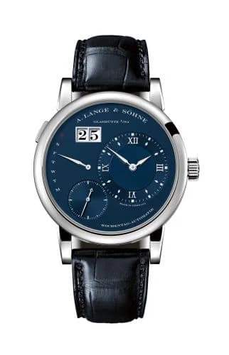 Lange 1 Daymatic White Gold / Blue
