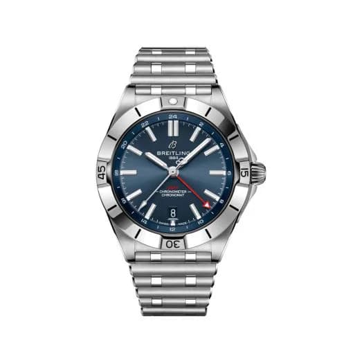 Chronomat 40 GMT Stainless Steel / Blue / Rouleaux