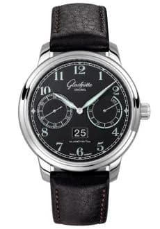 Senator Observer Stainless Steel / Black / Calf - pin