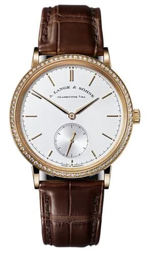 Saxonia Automatik Pink Gold / Diamond