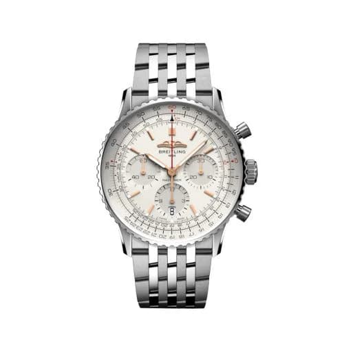 Navitimer B01 Chronograph 41 Stainless Steel / Silver / Bracelet