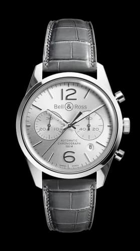 BR 126 Officer Silver Chronograph