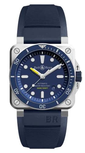 BR 03-92 Diver Stainless Steel / Blue