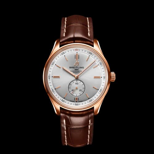 Premier Automatic 40 Red Gold / Silver / Croco Black / Folding