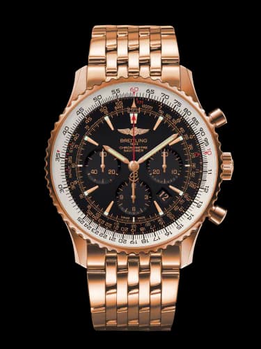 Navitimer 01 46 Red Gold / Black / Bracelet